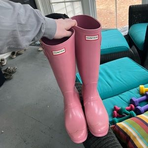 Hunter Rainboots.